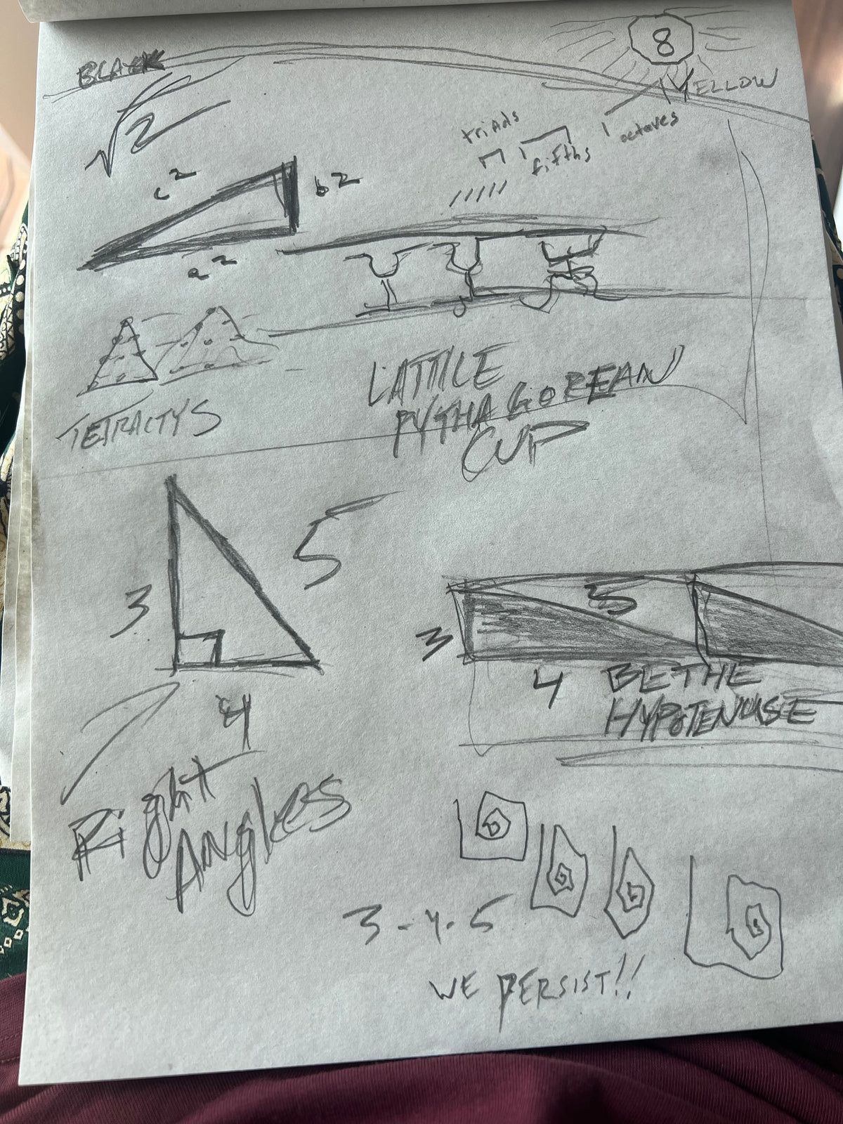 3-4-5 Pythagorean Pajama Pant